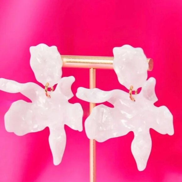 LILLY Pulitzer x LELE Sadoughi Exclusive Lily Earrings NWT - Picture 3 of 12